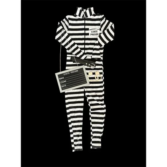 Spirit Halloween Lock-Me-Up Costume Sexy Jailbird Adult M Halloween Party - Picture 3 of 12